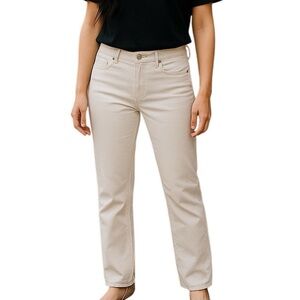 Michael Kors Straight Leg Jeans Cream